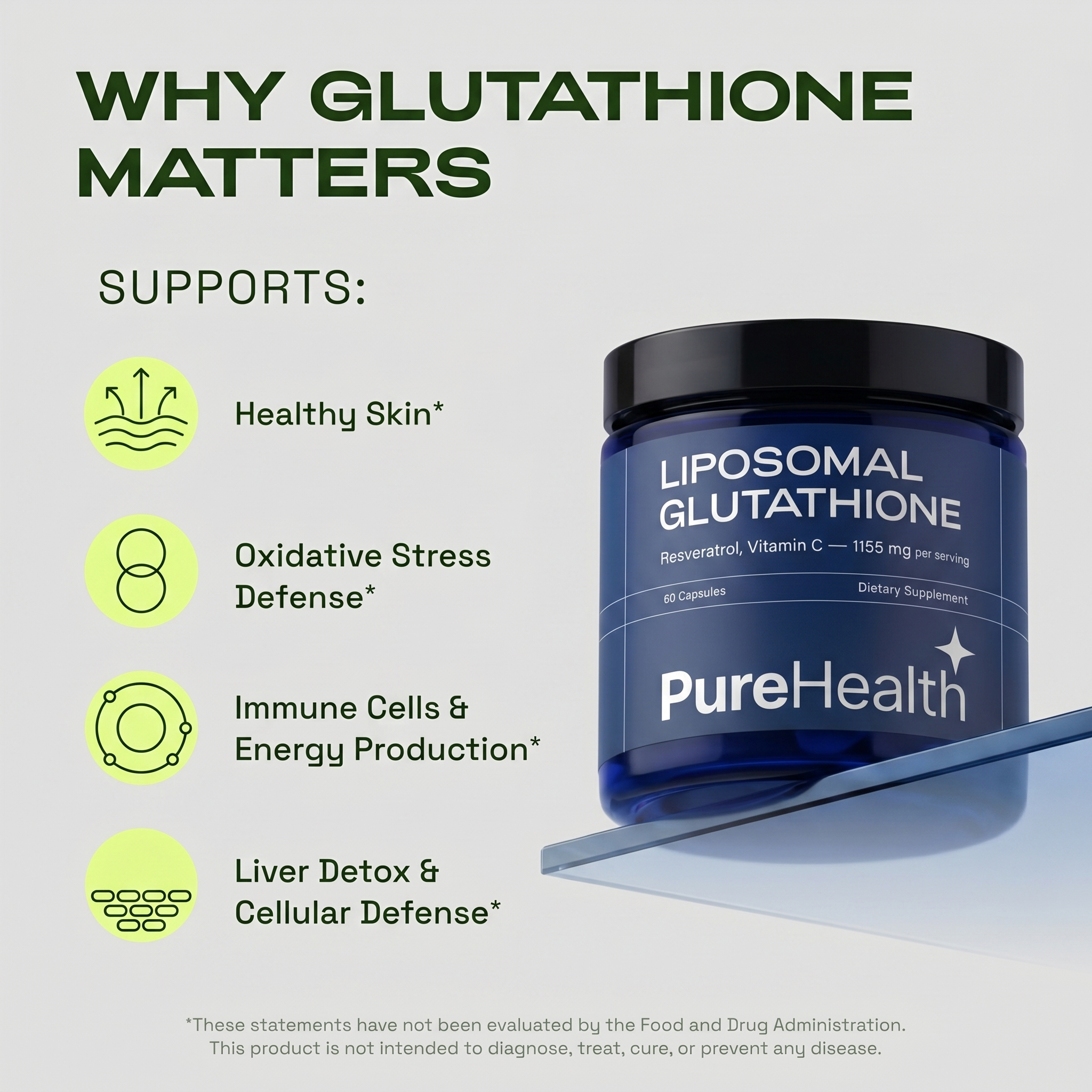 PureHealth Liposomal Glutathione Capsules